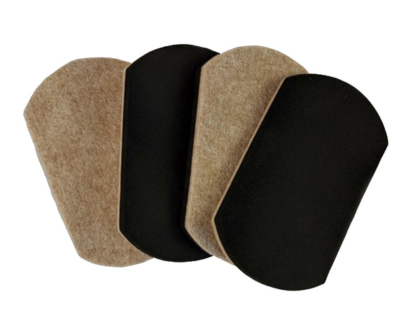 Furniture Slides for Hardwood and Tile; Junior or Professional Sizes (Set of 4)