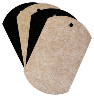 Unpackaged set of Professional Furniture Slides for Hardwood and Tile (Set of 4) on white background.