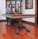 Woman moving table across hardwood floor with Professional Furniture Slides for Hardwood and Tile (Set of 4)